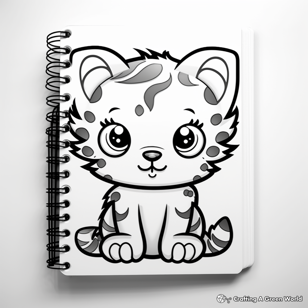 Animal Print Binder Cover Coloring Pages 1
