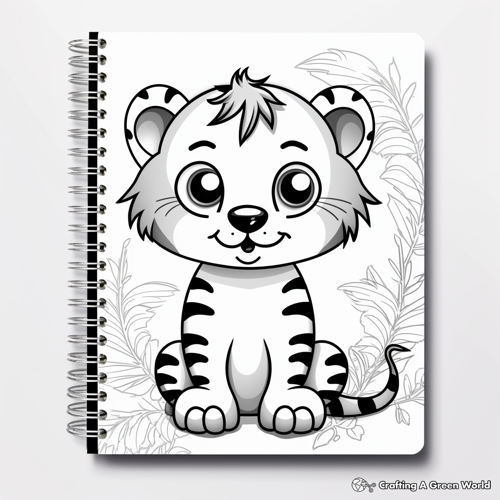 Animal Print Binder Cover Coloring Pages 4