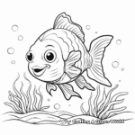 Aquarium Party: Clownfish Coloring Pages 2