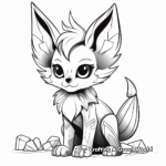 Artistic Abstract Eevee Coloring Pages 2