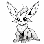 Artistic Abstract Eevee Coloring Pages 4
