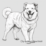 Artistic Akita Coloring Pages for Creativity Boost 2