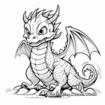 Artistic Dragon-Monster Coloring Pages 2