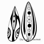 Artistically Abstract Squid Coloring Pages 1