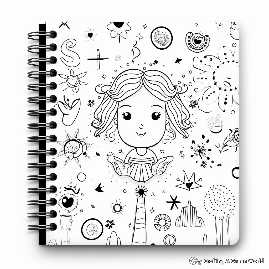 Astrological Signs Binder Cover Coloring Pages 4