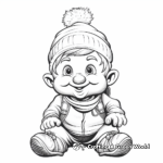 Authentic Norwegian Gnome Coloring Pages 1