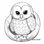 Baby Barn Owlet Coloring Pages 3