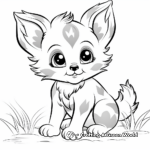 Baby Fox with Animal Friends Coloring Pages 4