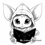 Baby Yoda's Galactic Journey Coloring Pages 3