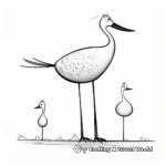Balancing Act with Flamingo Coloring Pages 3