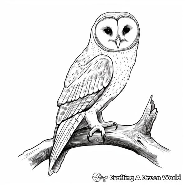 Realistic Owl Coloring Pages - Free &amp; Printable!