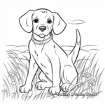 Beautiful Beagle Coloring Pages 2