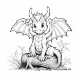 Beautiful Forest Dragon Coloring Pages 2