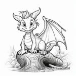 Beautiful Forest Dragon Coloring Pages 4