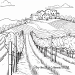 Beautiful Italian Vineyard Coloring Pages 3