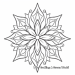 Beautiful Snowflake Coloring Pages 2