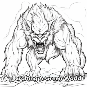 Horror Coloring Pages - Free &amp; Printable!