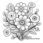 Blooming Flowers: Hello Spring Coloring Pages 2