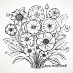Blooming Flowers: Hello Spring Coloring Pages 3