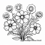 Blooming Flowers: Hello Spring Coloring Pages 4