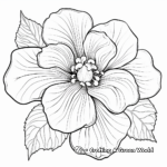 Blooming Poinsettia Coloring Pages for Adults 2
