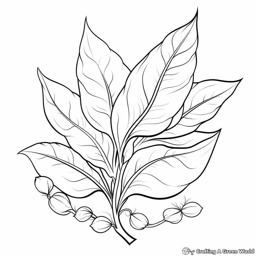 Botanically Accurate Leaf Coloring Pages 2