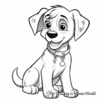 Brave Police Dog in Training Coloring Pages 4