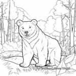 Brilliant Brown Bear Coloring Pages 4