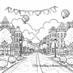 Campus Decorations for Homecoming Coloring Pages 3