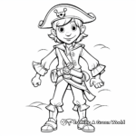 Cartoon Pirate Characters Coloring Pages 4
