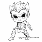 Catboy in Action PJ Masks Coloring Pages 2