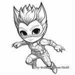 Catboy in Action PJ Masks Coloring Pages 3