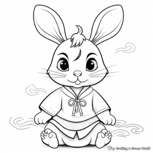 Celebratory Chinese New Year Rabbit Pages 1