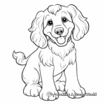 Charming Party Cocker Spaniel Coloring Pages 4