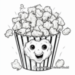 Cheese Popcorn Bucket Coloring Pages 3
