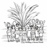 Children's Coloring Pages Featuring Palm Sunday Ceremonies 3