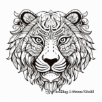 Chinese Zodiac: Year of the Tiger Coloring Pages 1