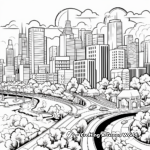 City And Nature Interplay Coloring Pages 3