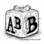 Classic ABC Blocks Coloring Pages 3