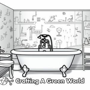 Bathroom Coloring Pages - Free &amp; Printable!