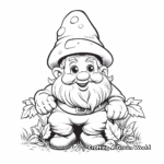 Classic Garden Gnome Coloring Pages 2