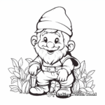 Classic Garden Gnome Coloring Pages 3
