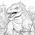Classic Godzilla Coloring Pages 2