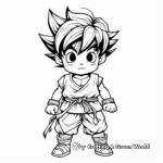Classic Goku Coloring Pages 1
