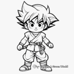 Classic Goku Coloring Pages 2