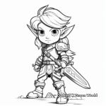 Classic Link Character Coloring Pages 2