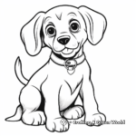 Classic Rottweiler Puppy Coloring Pages 2