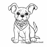 Classy French Bulldog Coloring Pages 1