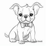 Classy French Bulldog Coloring Pages 4