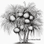 Cluster of Palm Trees Coloring Pages 4